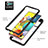 Funda Bumper Silicona y Plastico Mate Carcasa con Magnetico Anillo de dedo Soporte YB1 para Samsung Galaxy A51 4G