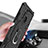 Funda Bumper Silicona y Plastico Mate Carcasa con Magnetico Anillo de dedo Soporte YF1 para Samsung Galaxy A21