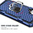 Funda Bumper Silicona y Plastico Mate Carcasa con Magnetico Anillo de dedo Soporte YF1 para Samsung Galaxy M32 5G