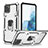 Funda Bumper Silicona y Plastico Mate Carcasa con Magnetico Anillo de dedo Soporte YF1 para Samsung Galaxy Note 10 Lite