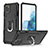 Funda Bumper Silicona y Plastico Mate Carcasa con Magnetico Anillo de dedo Soporte YF1 para Samsung Galaxy Note 10 Lite