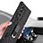 Funda Bumper Silicona y Plastico Mate Carcasa con Magnetico Anillo de dedo Soporte YF1 para Samsung Galaxy Note 20 5G