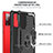 Funda Bumper Silicona y Plastico Mate Carcasa con Magnetico Anillo de dedo Soporte YF1 para Samsung Galaxy S20 Lite 5G