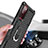 Funda Bumper Silicona y Plastico Mate Carcasa con Magnetico Anillo de dedo Soporte YF1 para Samsung Galaxy S20 Lite 5G