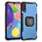 Funda Bumper Silicona y Plastico Mate Carcasa con Magnetico Anillo de dedo Soporte ZJ2 para Samsung Galaxy A70