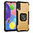 Funda Bumper Silicona y Plastico Mate Carcasa con Magnetico Anillo de dedo Soporte ZJ2 para Samsung Galaxy A70