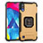 Funda Bumper Silicona y Plastico Mate Carcasa con Magnetico Anillo de dedo Soporte ZJ2 para Samsung Galaxy M10