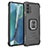 Funda Bumper Silicona y Plastico Mate Carcasa con Magnetico Anillo de dedo Soporte ZJ2 para Samsung Galaxy Note 20 5G
