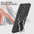 Funda Bumper Silicona y Plastico Mate Carcasa con Magnetico Anillo de dedo Soporte ZL1 para Huawei P40