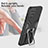 Funda Bumper Silicona y Plastico Mate Carcasa con Magnetico Anillo de dedo Soporte ZL1 para Samsung Galaxy A12 Nacho