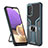 Funda Bumper Silicona y Plastico Mate Carcasa con Magnetico Anillo de dedo Soporte ZL1 para Samsung Galaxy A32 5G