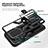 Funda Bumper Silicona y Plastico Mate Carcasa con Magnetico Anillo de dedo Soporte ZL1 para Samsung Galaxy A52 5G