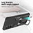 Funda Bumper Silicona y Plastico Mate Carcasa con Magnetico Anillo de dedo Soporte ZL1 para Samsung Galaxy A52s 5G