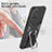 Funda Bumper Silicona y Plastico Mate Carcasa con Magnetico Anillo de dedo Soporte ZL1 para Samsung Galaxy M02s