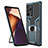 Funda Bumper Silicona y Plastico Mate Carcasa con Magnetico Anillo de dedo Soporte ZL1 para Samsung Galaxy Note 20 Ultra 5G