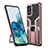 Funda Bumper Silicona y Plastico Mate Carcasa con Magnetico Anillo de dedo Soporte ZL1 para Samsung Galaxy S20 Plus 5G