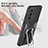 Funda Bumper Silicona y Plastico Mate Carcasa con Magnetico Anillo de dedo Soporte ZL1 para Samsung Galaxy S20 Ultra