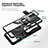 Funda Bumper Silicona y Plastico Mate Carcasa con Magnetico Anillo de dedo Soporte ZL1 para Samsung Galaxy Z Flip3 5G
