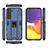 Funda Bumper Silicona y Plastico Mate Carcasa con Magnetico Soporte A02 para Samsung Galaxy S21 Plus 5G