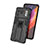 Funda Bumper Silicona y Plastico Mate Carcasa con Magnetico Soporte A02 para Xiaomi Mi 11 Ultra 5G