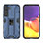 Funda Bumper Silicona y Plastico Mate Carcasa con Magnetico Soporte A03 para Samsung Galaxy S21 Plus 5G