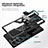 Funda Bumper Silicona y Plastico Mate Carcasa con Magnetico Soporte A05 para Samsung Galaxy S22 Ultra 5G