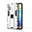 Funda Bumper Silicona y Plastico Mate Carcasa con Magnetico Soporte KC1 para Samsung Galaxy A71 5G
