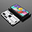 Funda Bumper Silicona y Plastico Mate Carcasa con Magnetico Soporte KC2 para Samsung Galaxy A51 4G