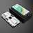Funda Bumper Silicona y Plastico Mate Carcasa con Magnetico Soporte KC2 para Xiaomi Mi 10T 5G