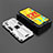 Funda Bumper Silicona y Plastico Mate Carcasa con Magnetico Soporte KC2 para Xiaomi Poco M3