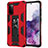 Funda Bumper Silicona y Plastico Mate Carcasa con Magnetico Soporte MQ1 para Samsung Galaxy S20 5G