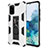 Funda Bumper Silicona y Plastico Mate Carcasa con Magnetico Soporte MQ1 para Samsung Galaxy S20 Plus 5G