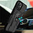 Funda Bumper Silicona y Plastico Mate Carcasa con Magnetico Soporte para Apple iPhone 12 Mini