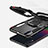 Funda Bumper Silicona y Plastico Mate Carcasa con Magnetico Soporte para Samsung Galaxy A70