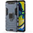 Funda Bumper Silicona y Plastico Mate Carcasa con Magnetico Soporte para Samsung Galaxy A80