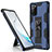 Funda Bumper Silicona y Plastico Mate Carcasa con Magnetico Soporte para Samsung Galaxy Note 20 5G