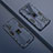 Funda Bumper Silicona y Plastico Mate Carcasa con Magnetico Soporte T01 para Samsung Galaxy A72 5G