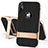 Funda Bumper Silicona y Plastico Mate Carcasa con Soporte A01 para Apple iPhone Xs