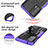 Funda Bumper Silicona y Plastico Mate Carcasa con Soporte A01 para Motorola Moto Edge 20 Pro 5G
