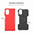 Funda Bumper Silicona y Plastico Mate Carcasa con Soporte A01 para Motorola Moto G22