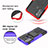 Funda Bumper Silicona y Plastico Mate Carcasa con Soporte A01 para Motorola Moto G40 Fusion