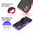 Funda Bumper Silicona y Plastico Mate Carcasa con Soporte A01 para Motorola Moto G41
