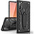 Funda Bumper Silicona y Plastico Mate Carcasa con Soporte A01 para Samsung Galaxy Note 10 5G