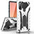 Funda Bumper Silicona y Plastico Mate Carcasa con Soporte A01 para Samsung Galaxy Note 10 5G