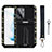 Funda Bumper Silicona y Plastico Mate Carcasa con Soporte A01 para Samsung Galaxy S23 Plus 5G