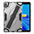 Funda Bumper Silicona y Plastico Mate Carcasa con Soporte A02 para Huawei MediaPad M6 10.8