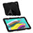 Funda Bumper Silicona y Plastico Mate Carcasa con Soporte A02 para Samsung Galaxy Tab S5e Wi-Fi 10.5 SM-T720