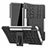 Funda Bumper Silicona y Plastico Mate Carcasa con Soporte A02 para Samsung Galaxy Tab S6 10.5 SM-T860