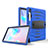 Funda Bumper Silicona y Plastico Mate Carcasa con Soporte A03 para Samsung Galaxy Tab S6 10.5 SM-T860