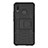 Funda Bumper Silicona y Plastico Mate Carcasa con Soporte A04 para Huawei Nova 3e